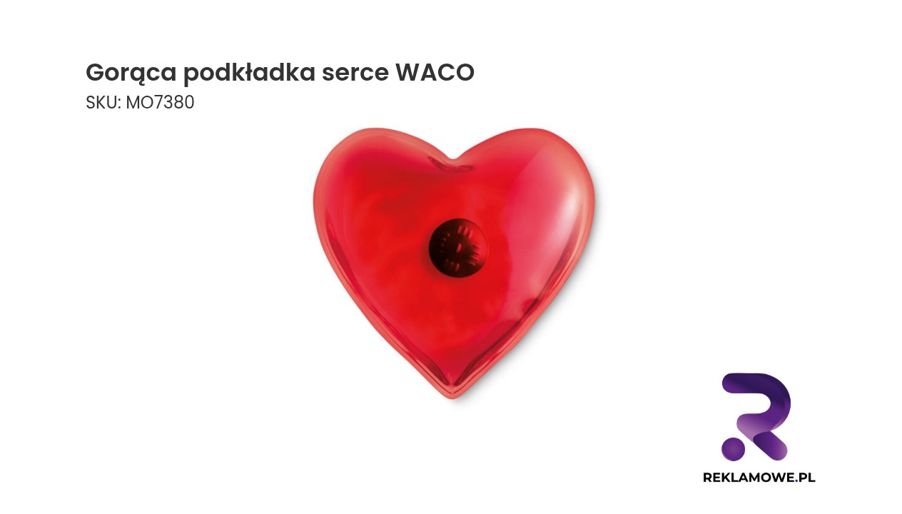Gorąca podkładka, serce WACO Gorąca podkładka w kształcie serca marki WACO
